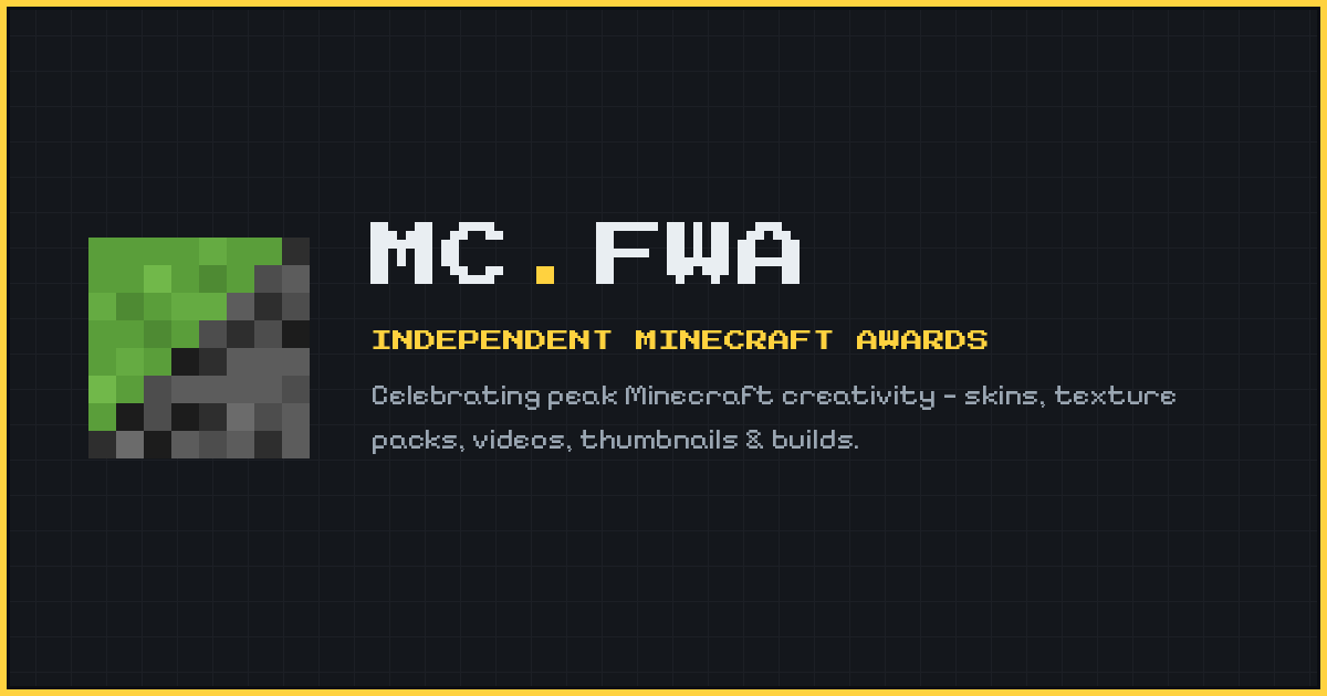 MC.FWA - Independent Minecraft Awards